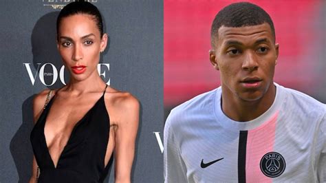 mbappé y su pareja.